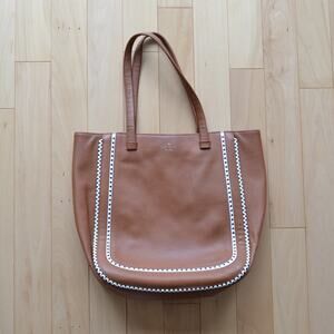 Kate Spade Brown Leather Sheffield Street Dorna XL Tote